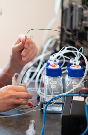 testing the material